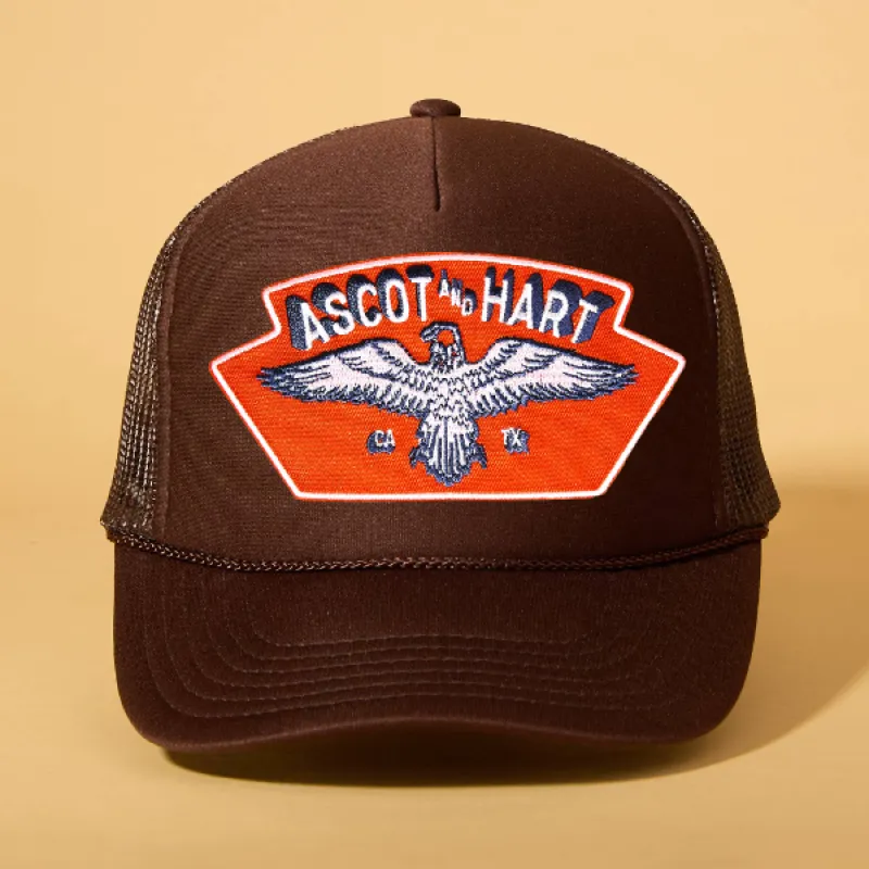 Custom Patch Trucker sold by Ascot + Hart