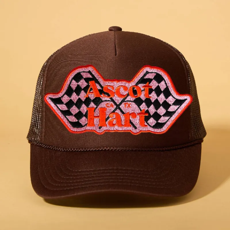 Custom Patch Trucker sold by Ascot + Hart