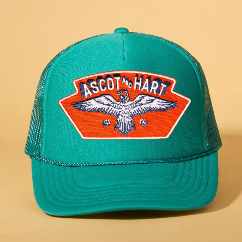 Custom Patch Trucker sold by Ascot + Hart