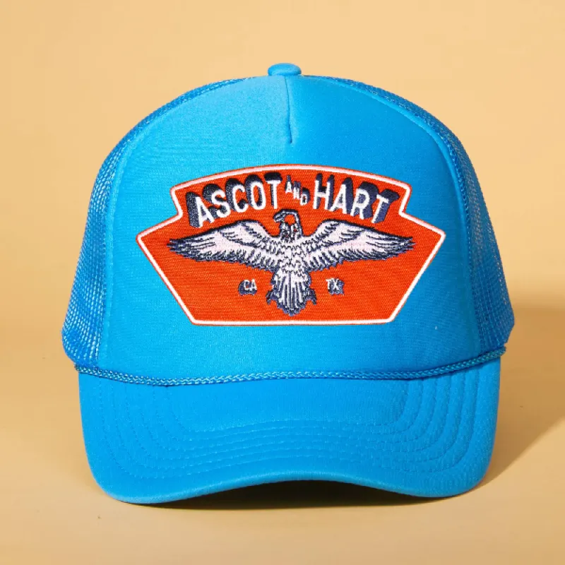 Custom Patch Trucker sold by Ascot + Hart