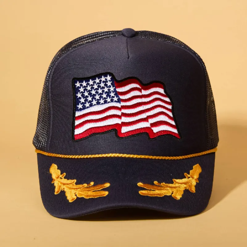 Custom Patch Trucker sold by Ascot + Hart