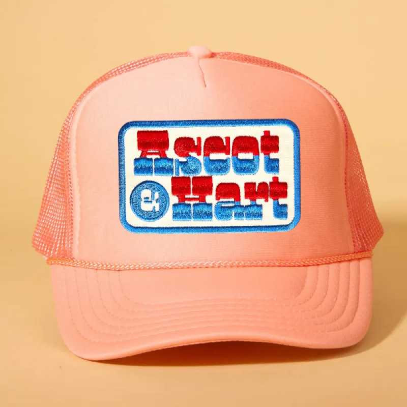 Custom Patch Trucker sold by Ascot + Hart