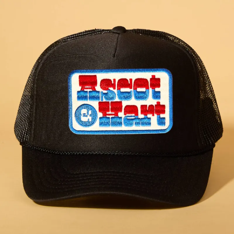 Custom Patch Trucker sold by Ascot + Hart
