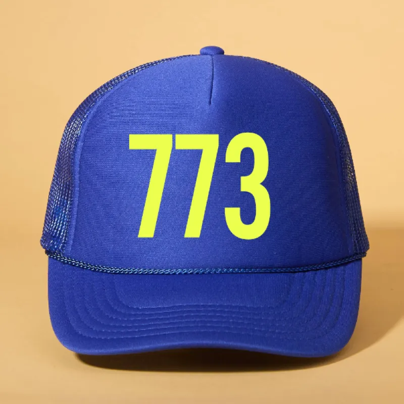 Custom Area Code Trucker sold by Ascot + Hart