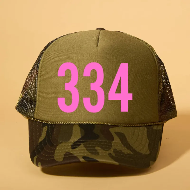 Custom Area Code Trucker sold by Ascot + Hart