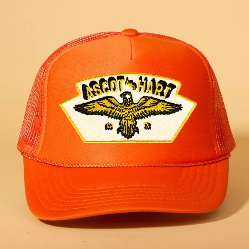 Custom Patch Trucker sold by Ascot + Hart