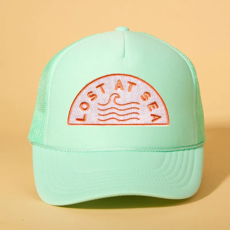 Custom Patch Trucker sold by Ascot + Hart