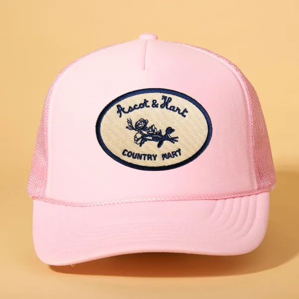 Custom Patch Trucker sold by Ascot + Hart