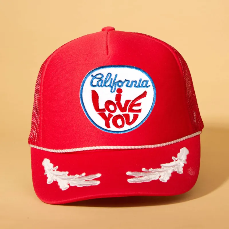 Custom Patch Trucker sold by Ascot + Hart