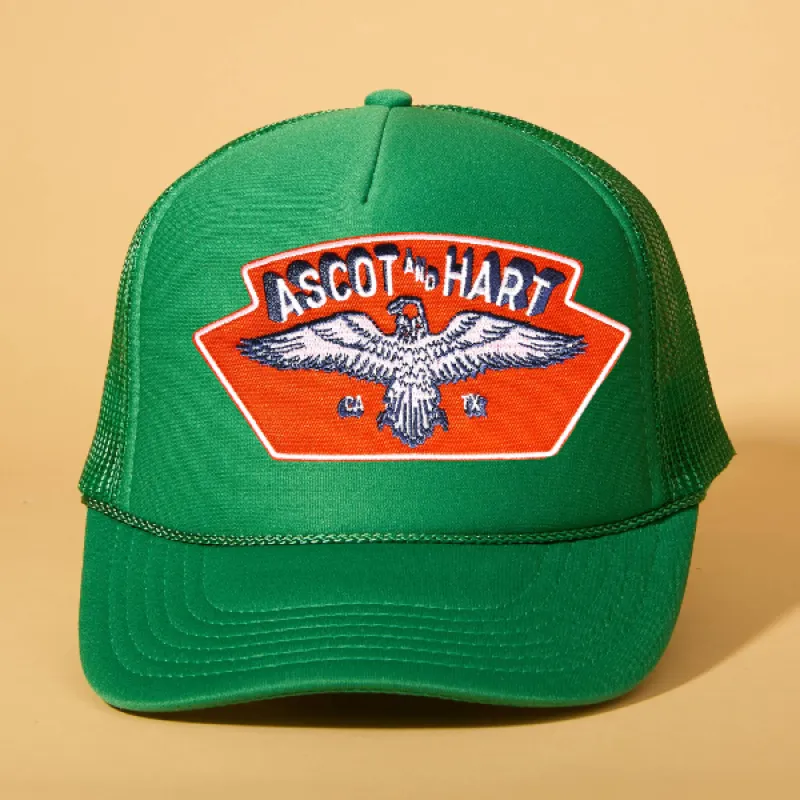 Custom Patch Trucker sold by Ascot + Hart