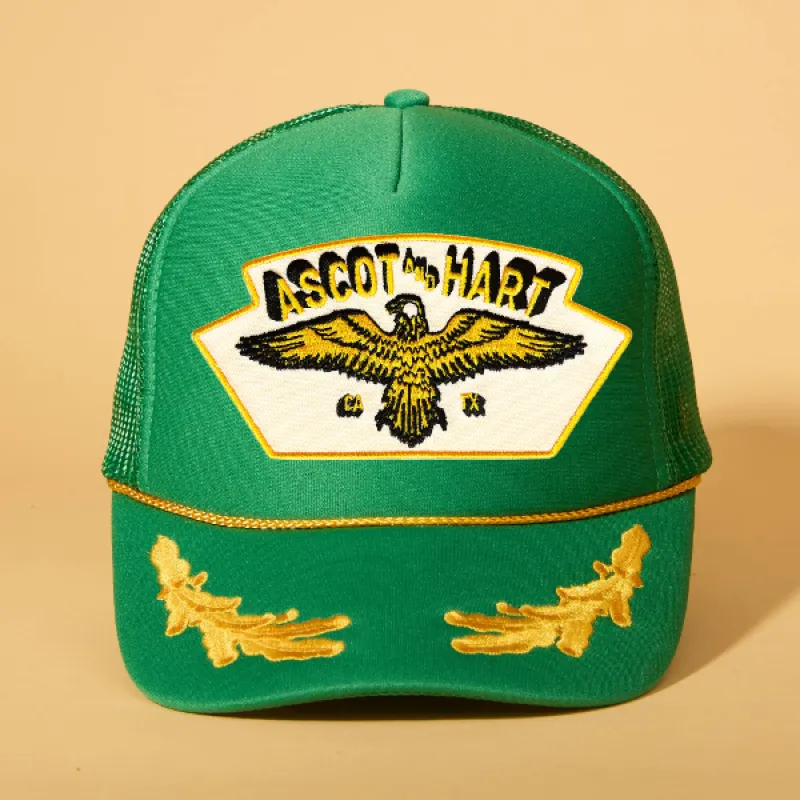Custom Patch Trucker sold by Ascot + Hart