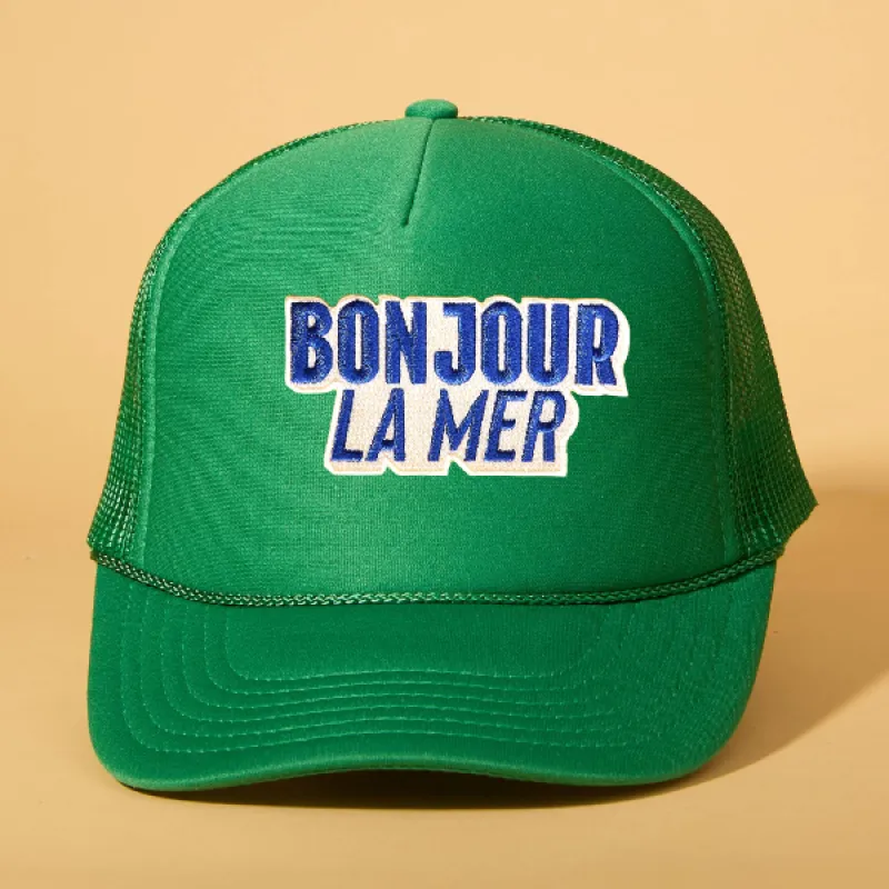 Custom Patch Trucker sold by Ascot + Hart