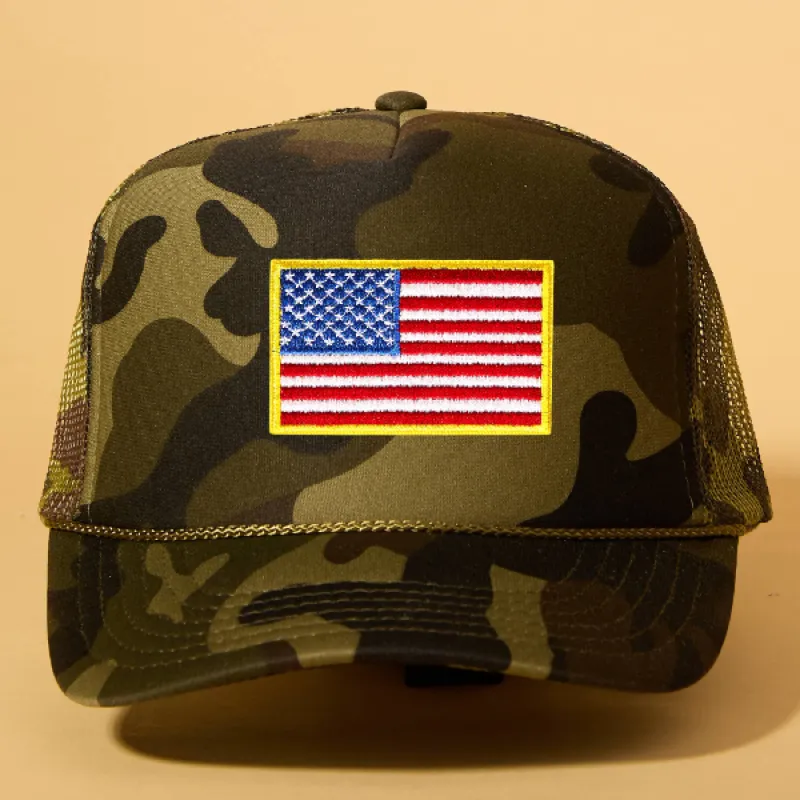 Custom Patch Trucker sold by Ascot + Hart