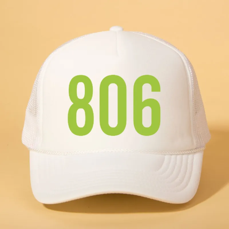 Custom Area Code Trucker sold by Ascot + Hart