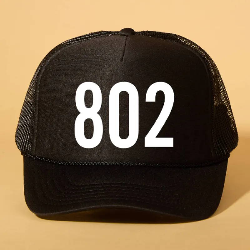 Custom Area Code Trucker sold by Ascot + Hart