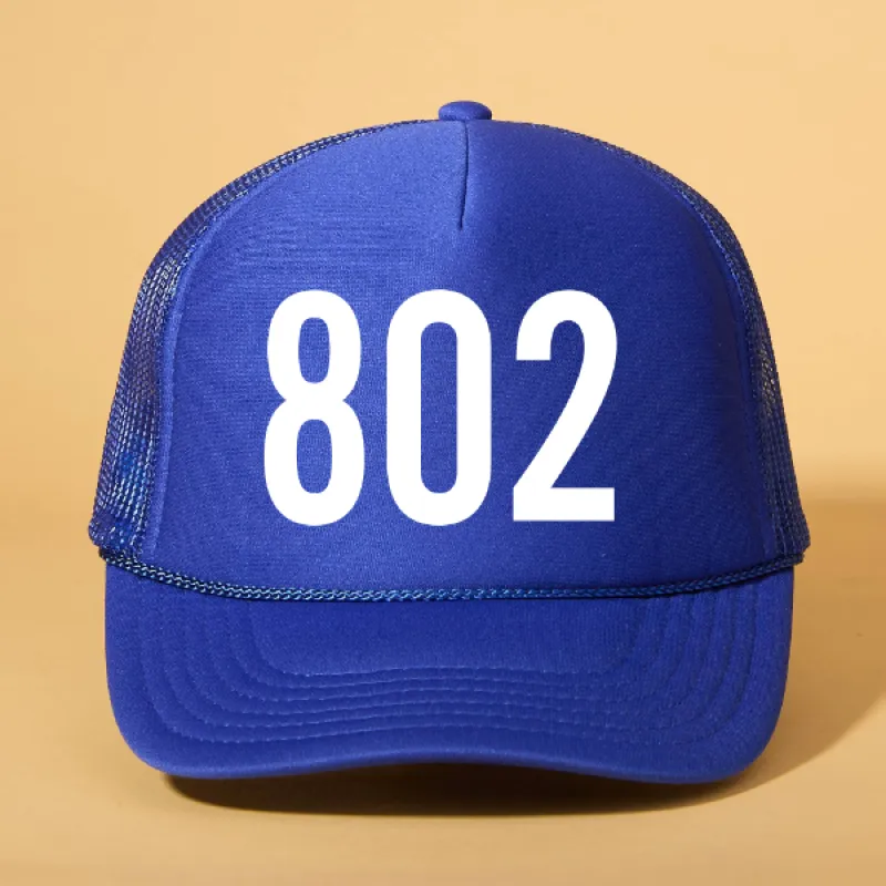 Custom Area Code Trucker sold by Ascot + Hart