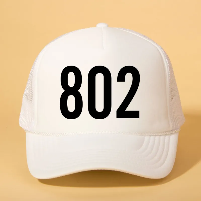 Custom Area Code Trucker sold by Ascot + Hart