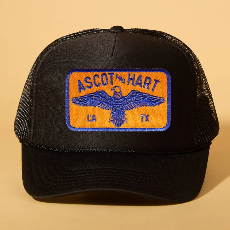 Custom Patch Trucker sold by Ascot + Hart