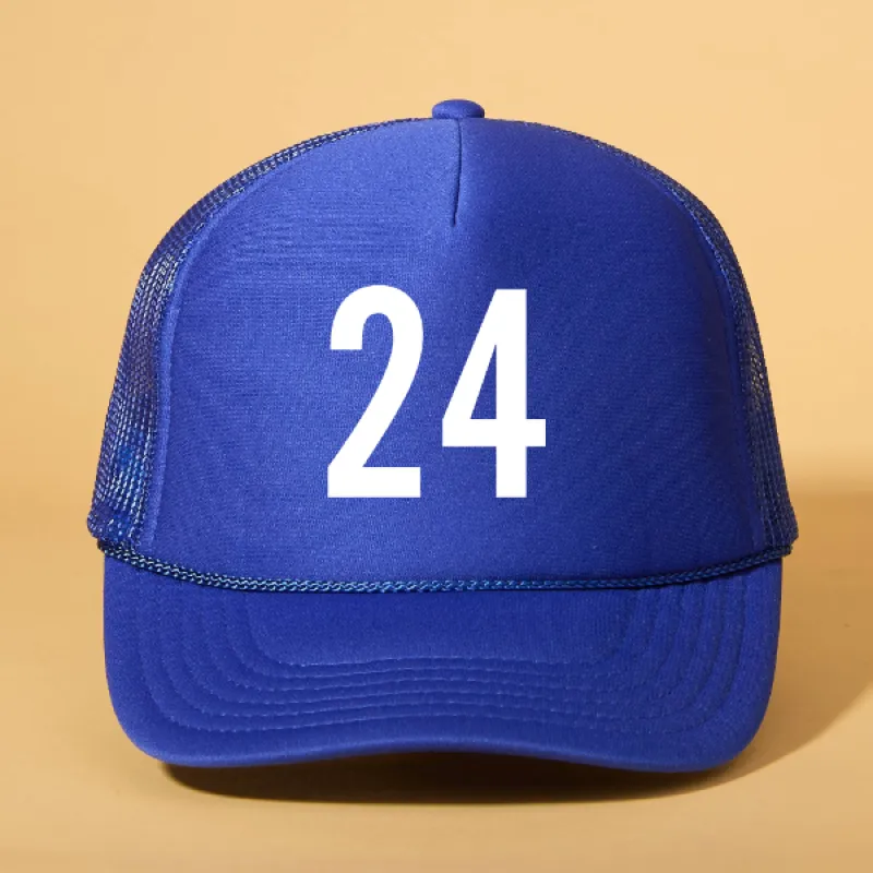 Custom Player Number Trucker sold by Ascot + Hart