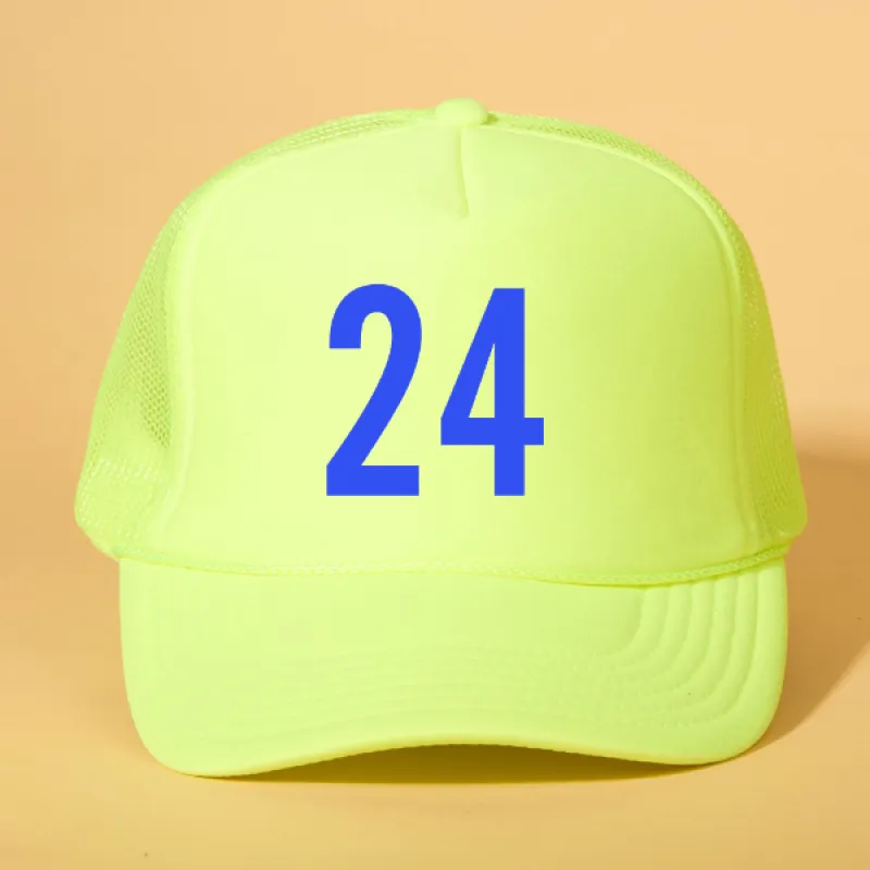 Custom Player Number Trucker sold by Ascot + Hart