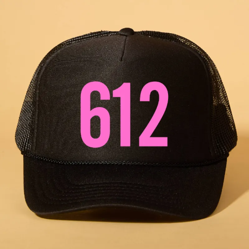 Custom Area Code Trucker sold by Ascot + Hart
