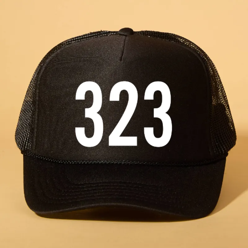 Custom Area Code Trucker sold by Ascot + Hart