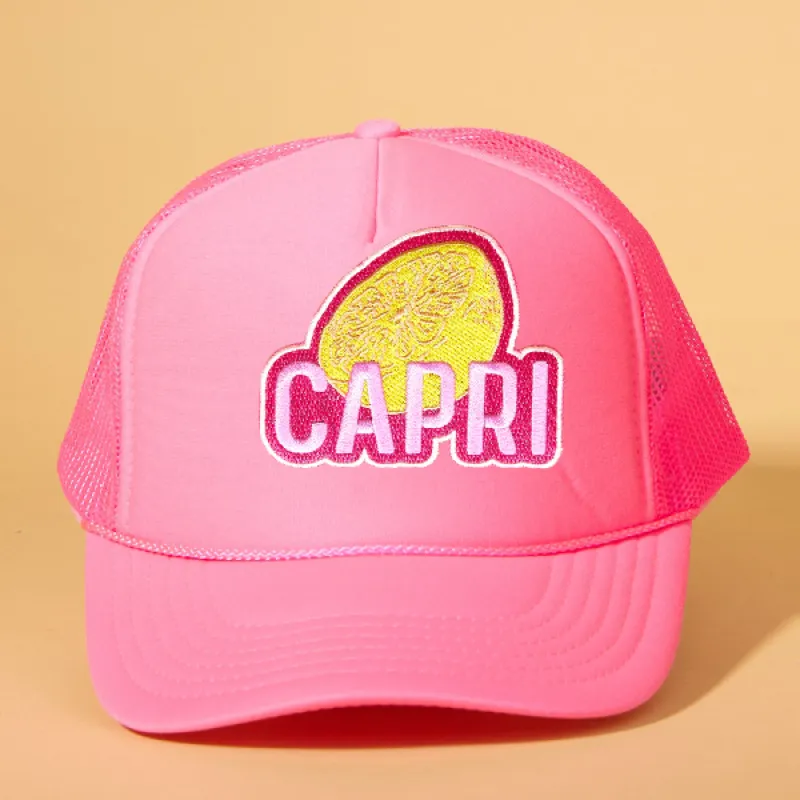 Custom Patch Trucker sold by Ascot + Hart