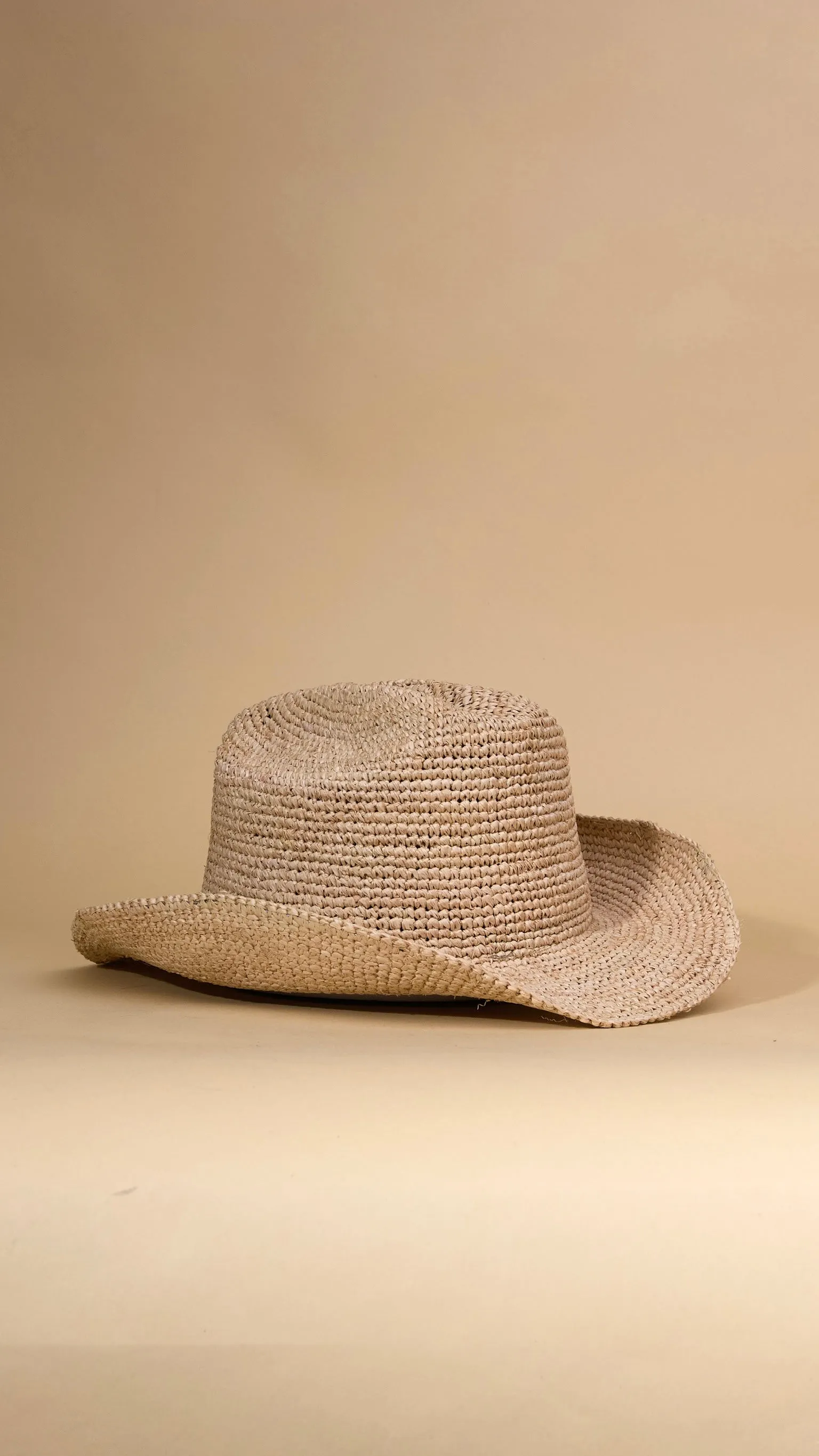 Milly Raffia Cowboy Hat sold by Ascot + Hart