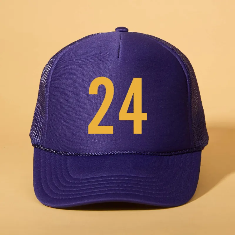Custom Player Number Trucker sold by Ascot + Hart