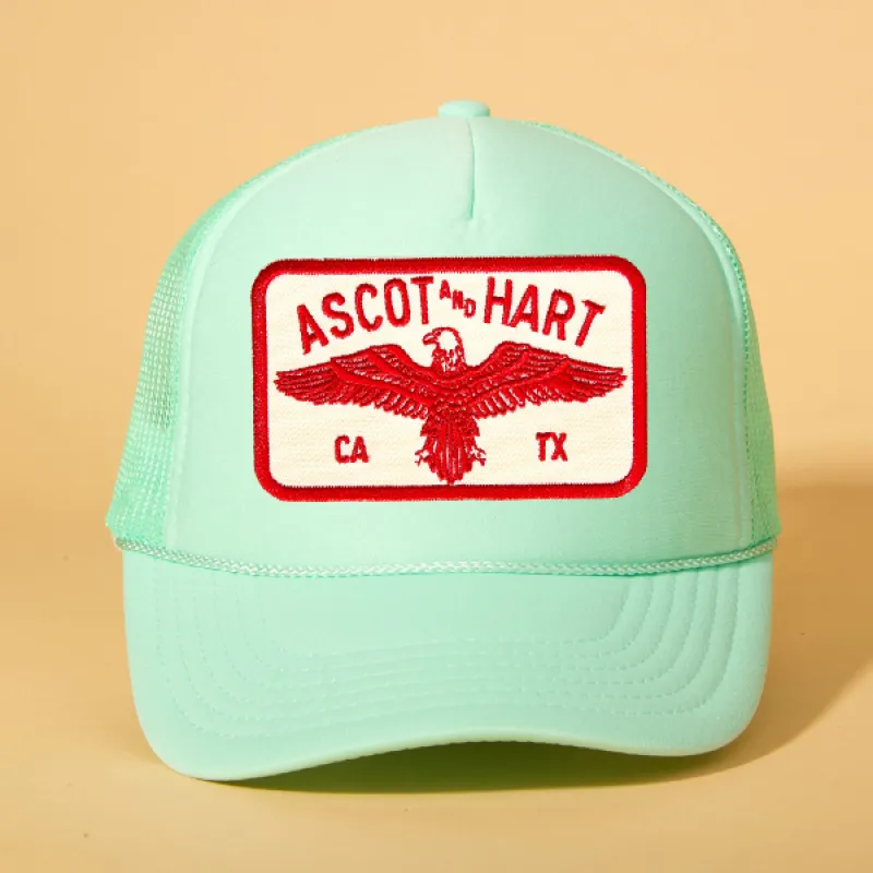 Custom Patch Trucker sold by Ascot + Hart