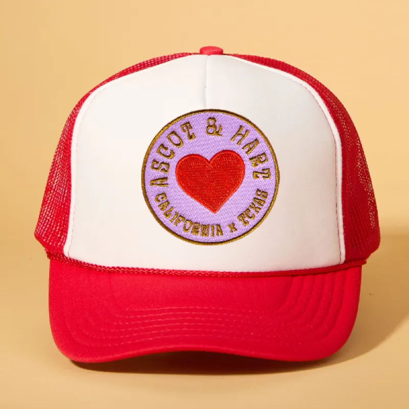 Custom Patch Trucker sold by Ascot + Hart