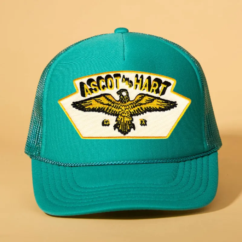Custom Patch Trucker sold by Ascot + Hart