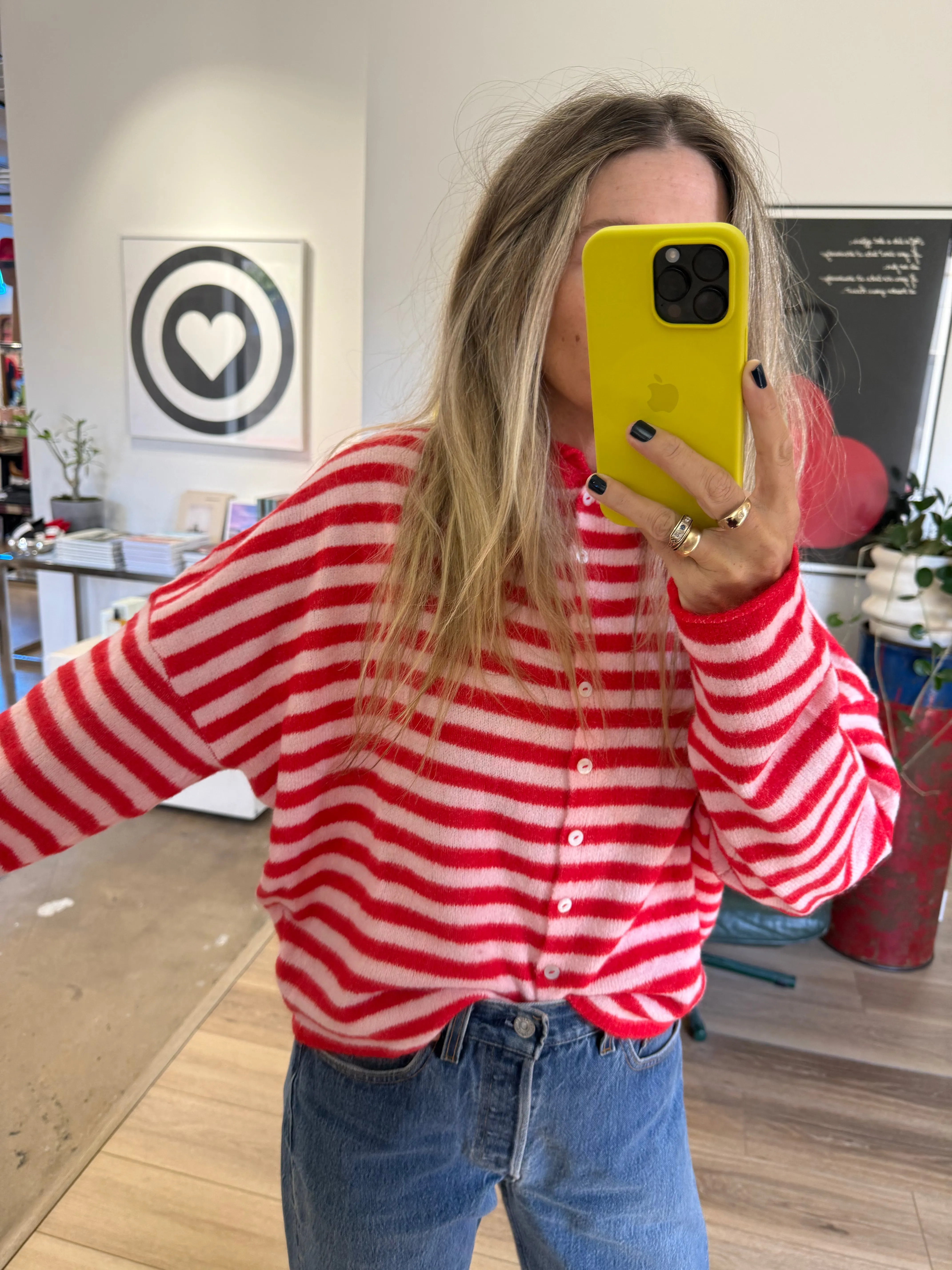 Leighton Striped Cardigan sold by Ascot + Hart product image thumbnail 3