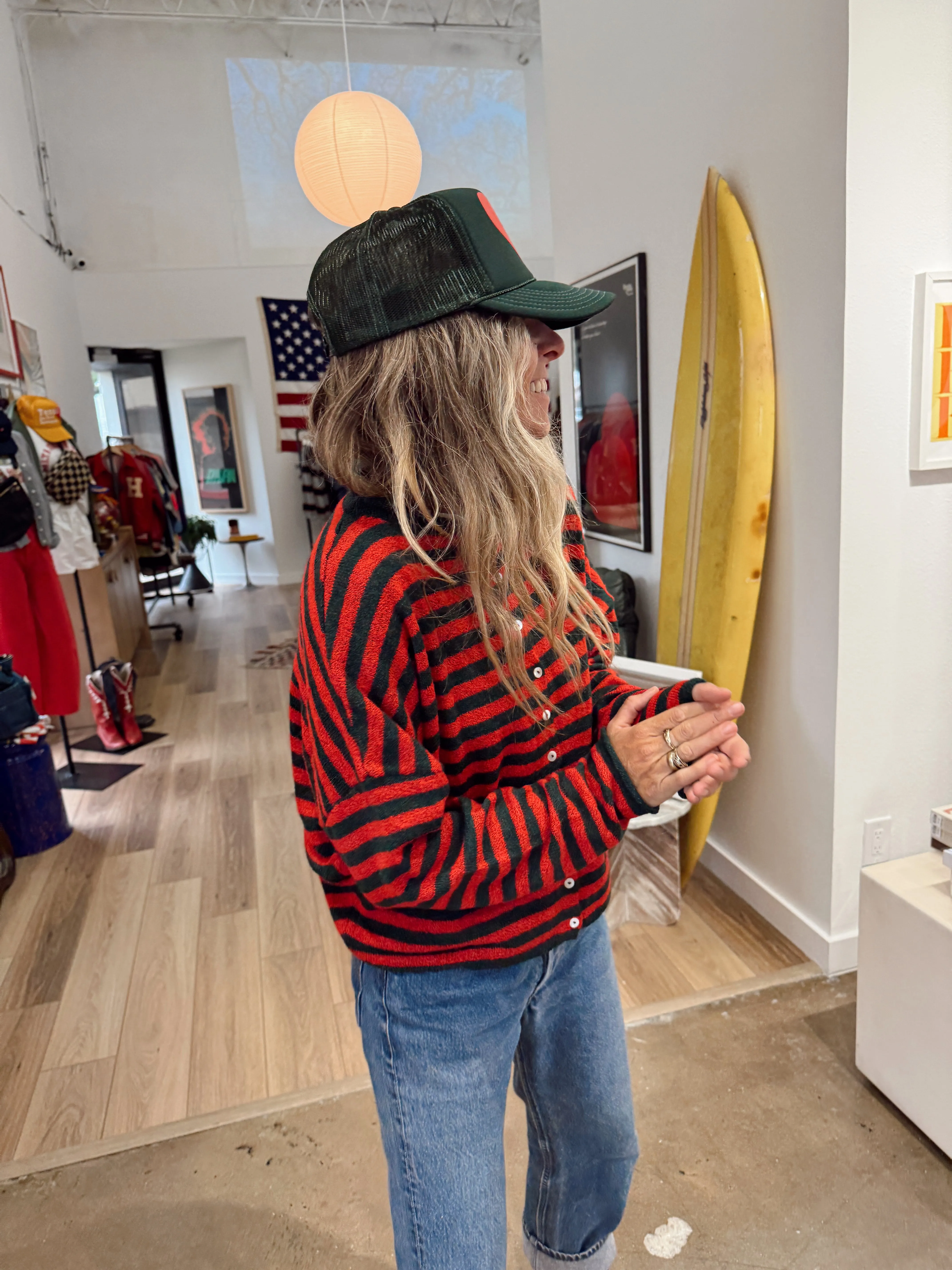 Leighton Striped Cardigan sold by Ascot + Hart product image thumbnail 4