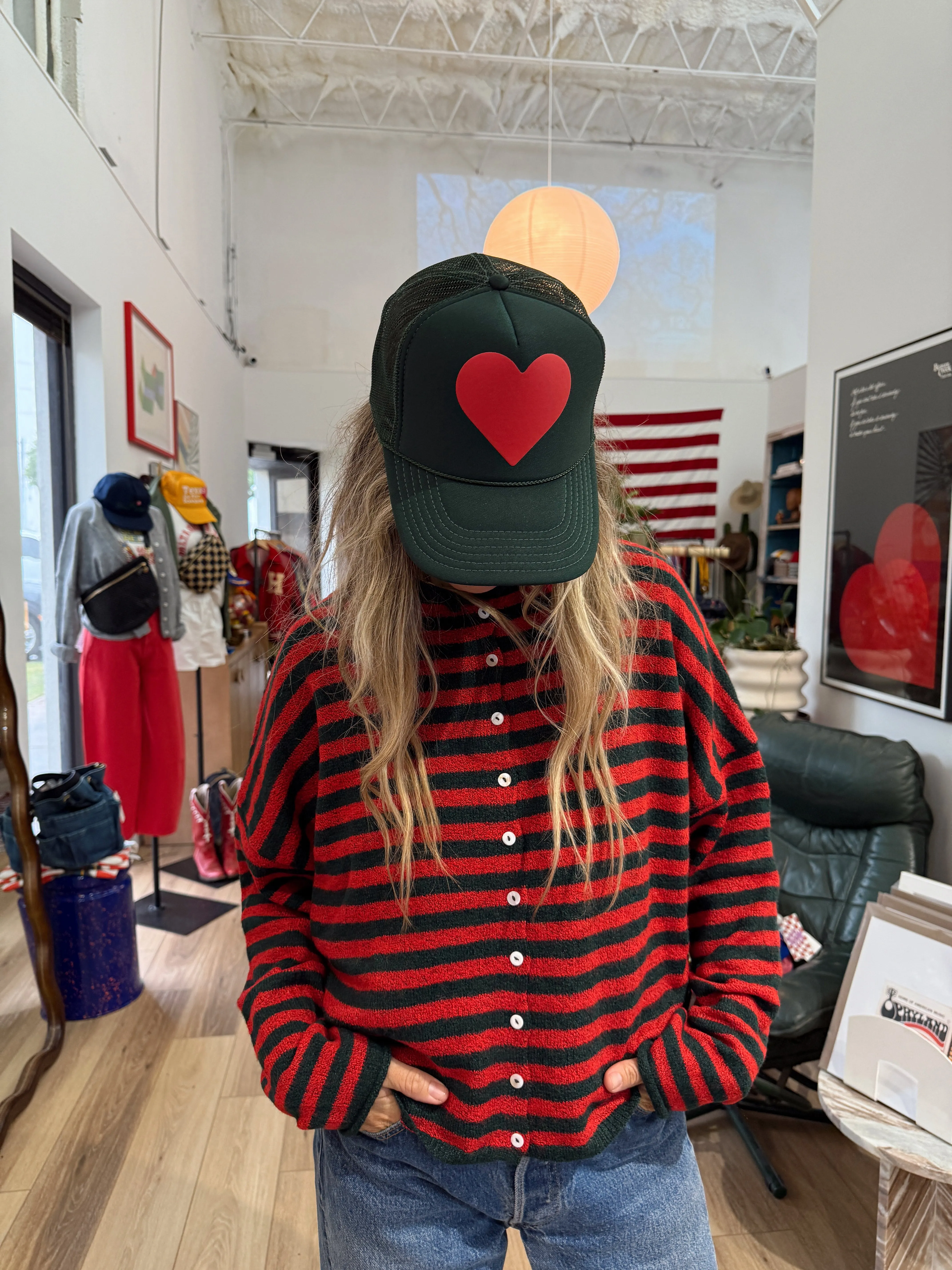 Leighton Striped Cardigan sold by Ascot + Hart