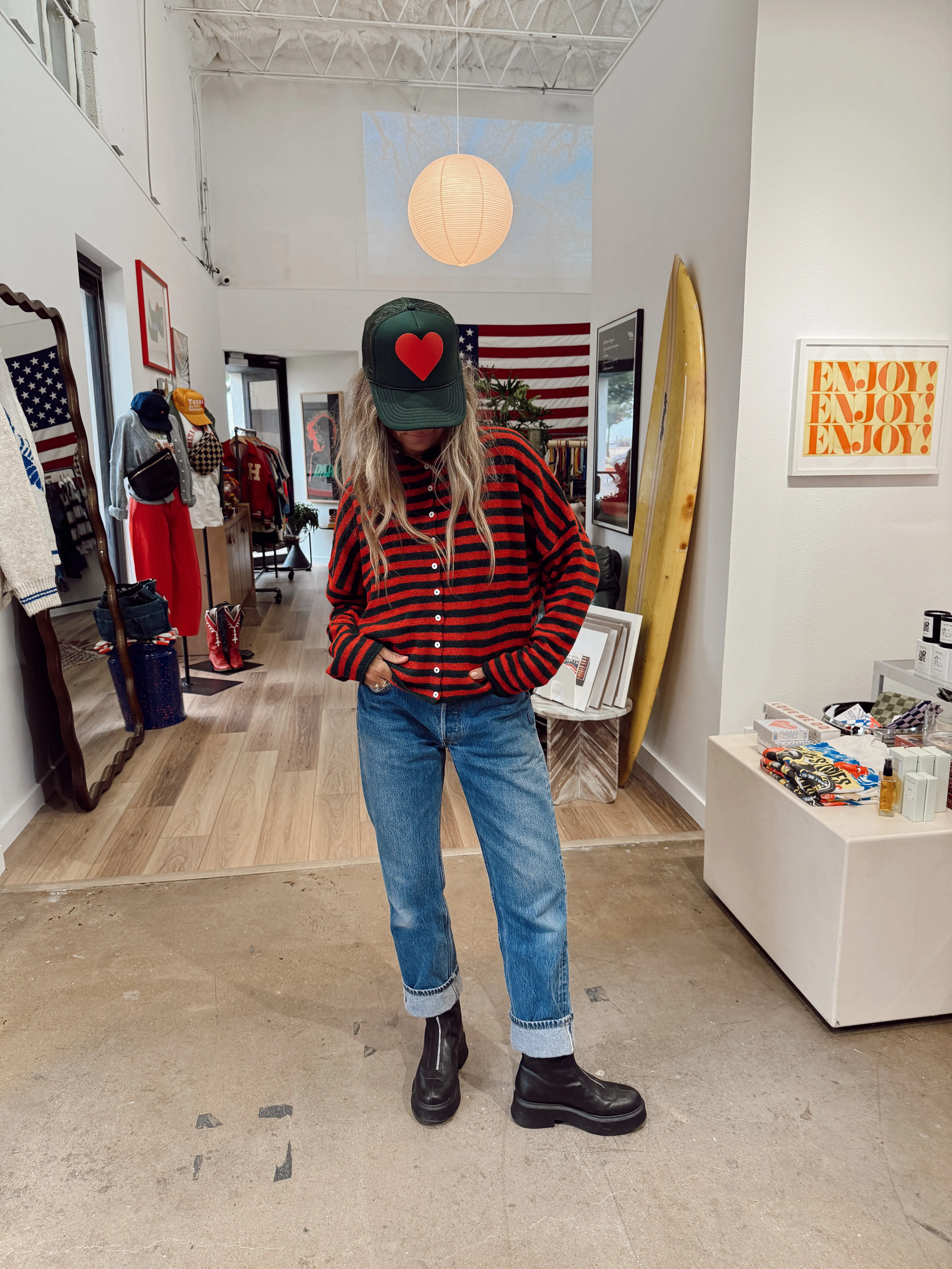 Leighton Striped Cardigan sold by Ascot + Hart product image thumbnail 5