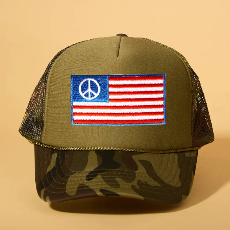 Custom Patch Trucker sold by Ascot + Hart