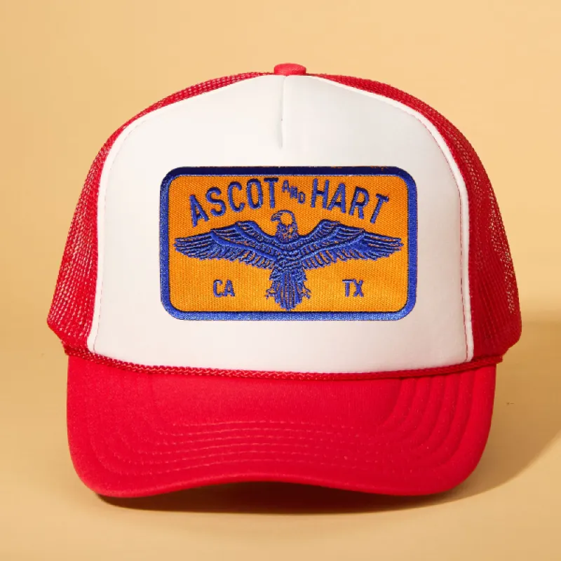 Custom Patch Trucker sold by Ascot + Hart