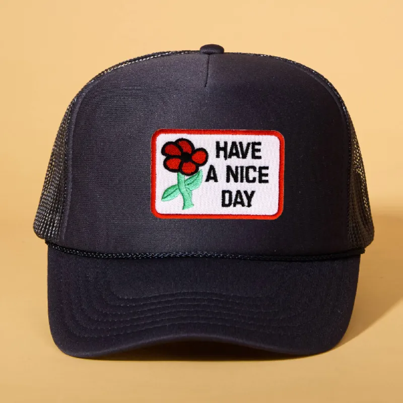 Custom Patch Trucker sold by Ascot + Hart