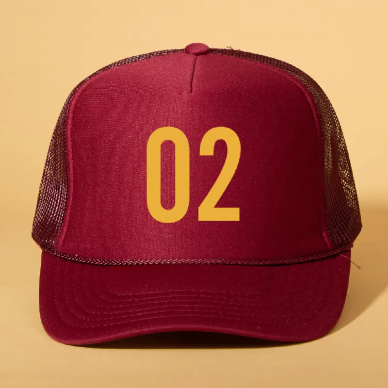 Custom Player Number Trucker sold by Ascot + Hart