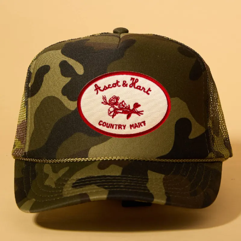 Custom Patch Trucker sold by Ascot + Hart