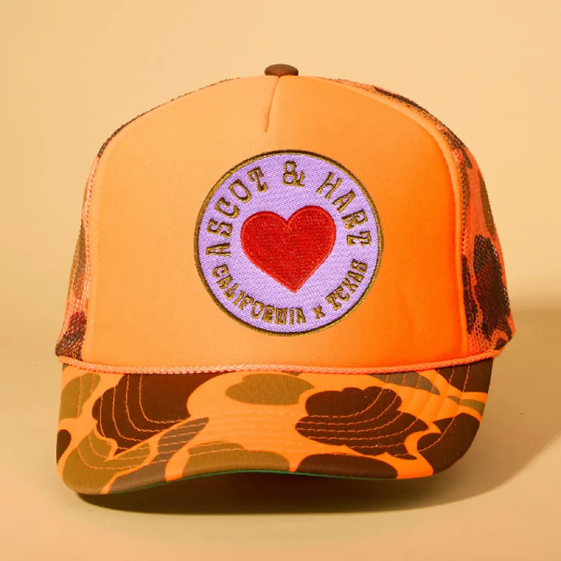 Custom Patch Trucker sold by Ascot + Hart