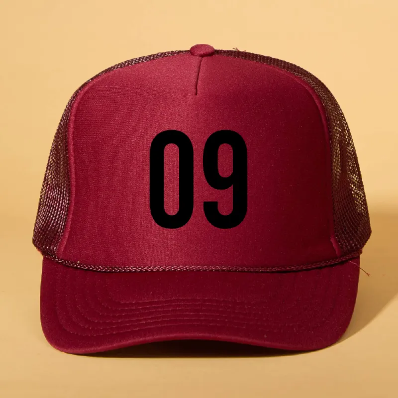 Custom Player Number Trucker sold by Ascot + Hart
