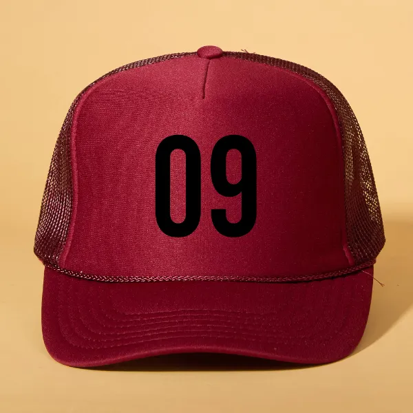 Custom Player Number Trucker sold by Ascot + Hart