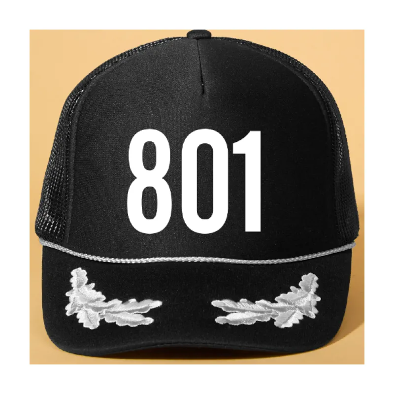 Custom Area Code Trucker sold by Ascot + Hart