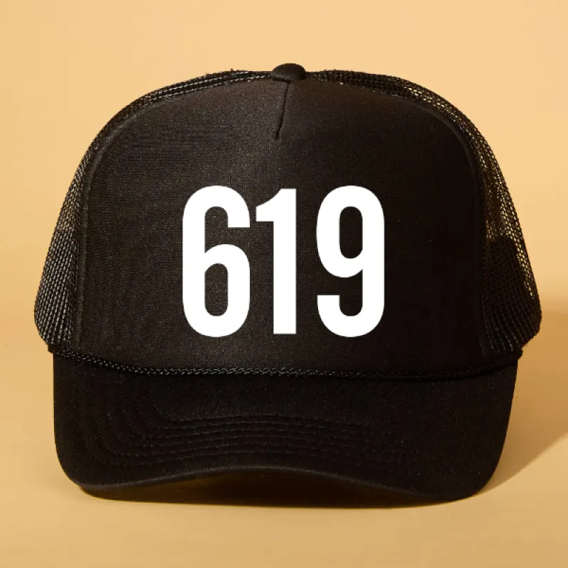 Custom Area Code Trucker sold by Ascot + Hart