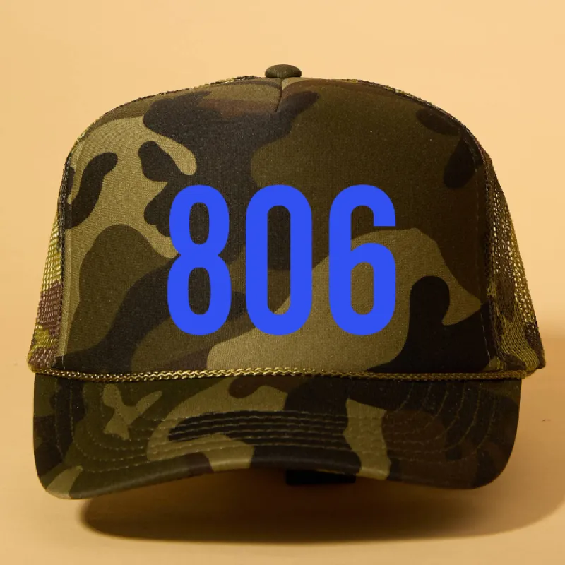 Custom Area Code Trucker sold by Ascot + Hart