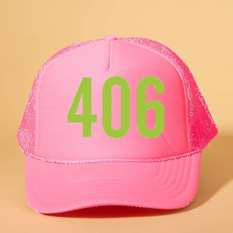 Custom Area Code Trucker sold by Ascot + Hart