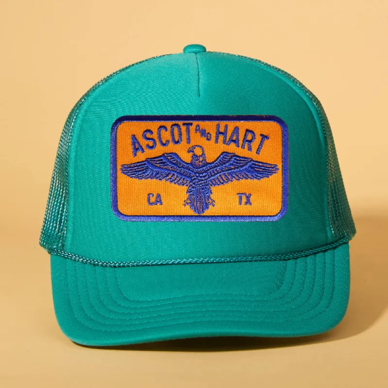 Custom Patch Trucker sold by Ascot + Hart