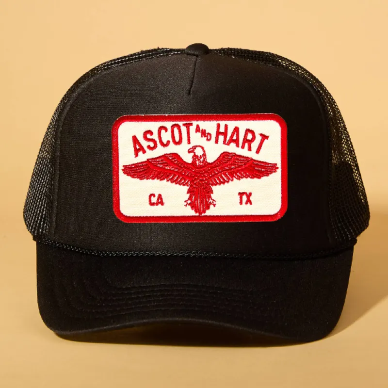 Custom Patch Trucker sold by Ascot + Hart